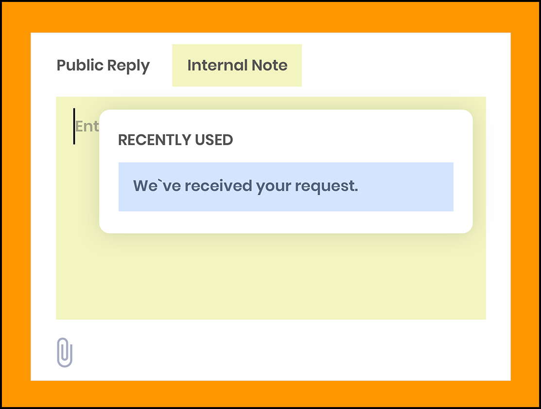 HelpDesk apply canned response to a ticket